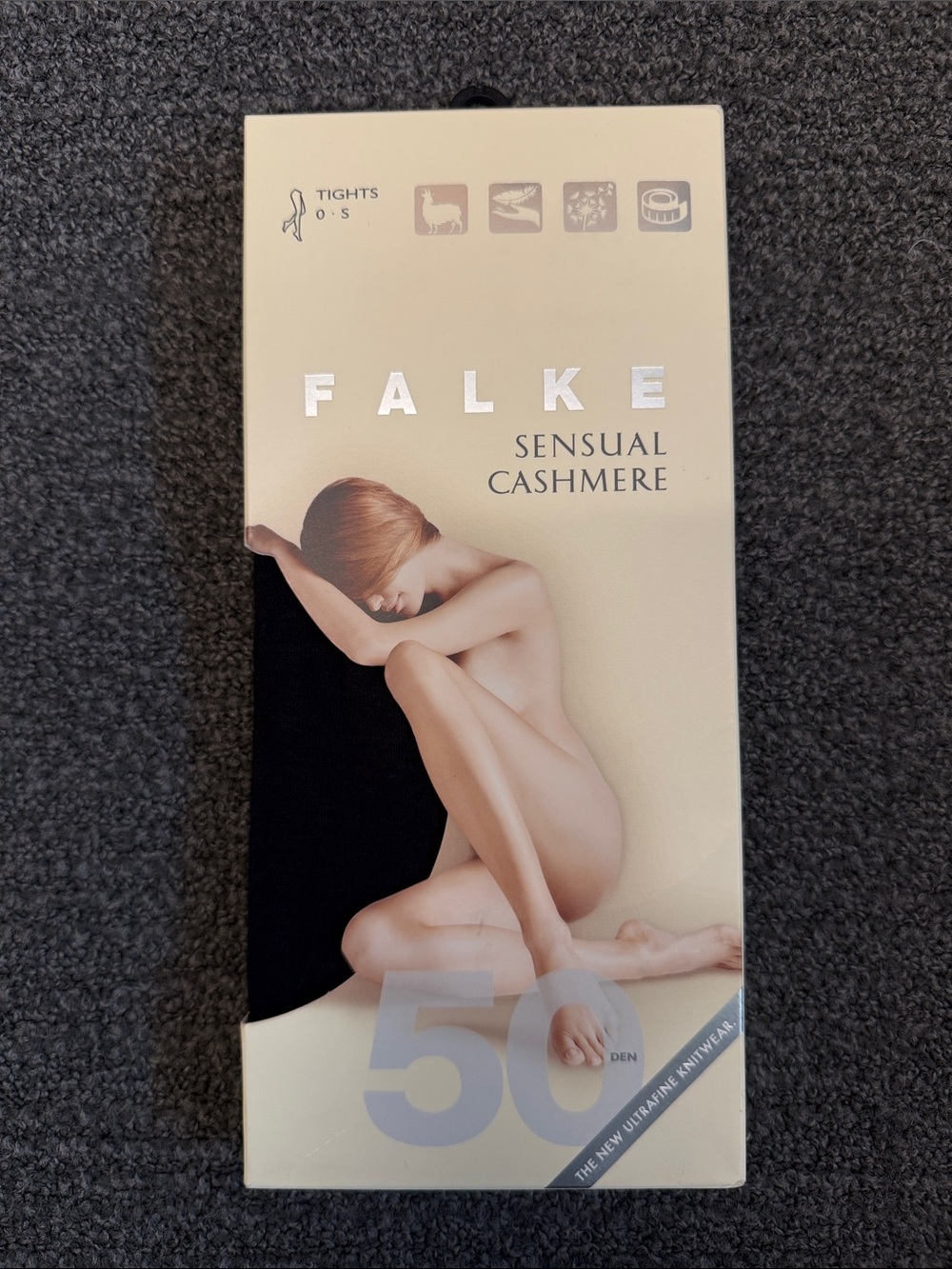 Falke Sensual Cashmere 50 Tights in Black